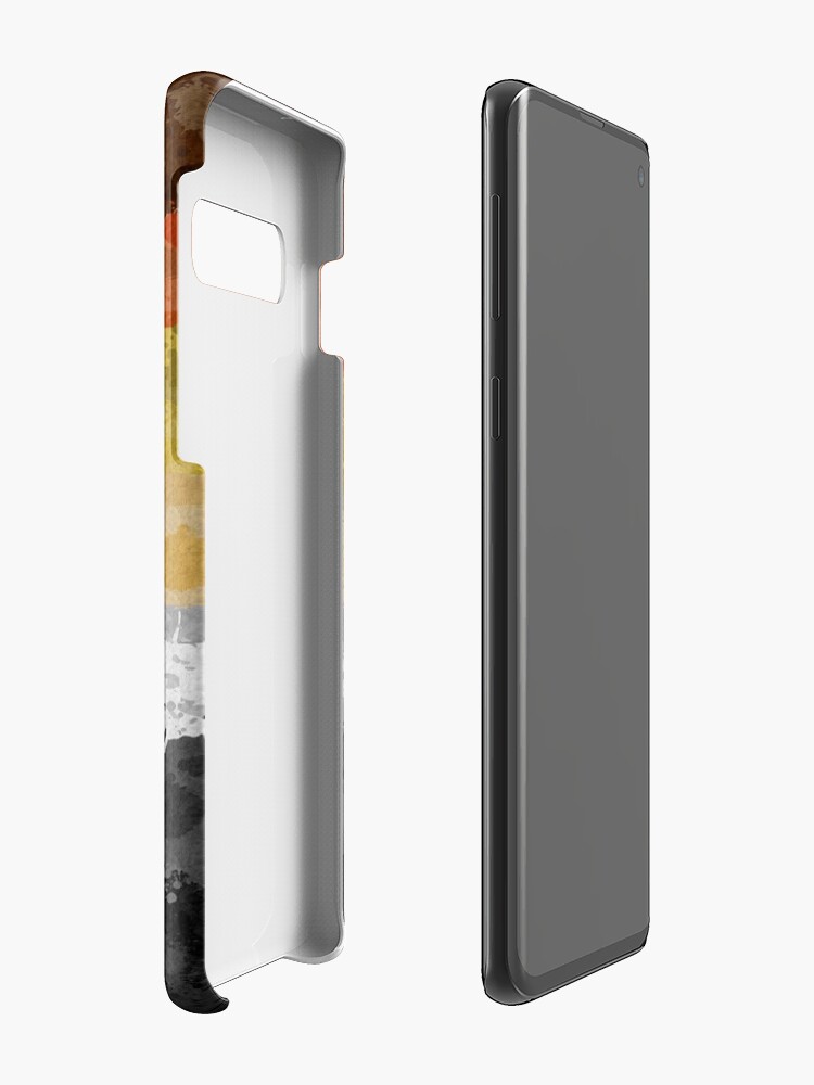Alternate view of Bear Paint Splatter Flag Case & Skin for Samsung Galaxy