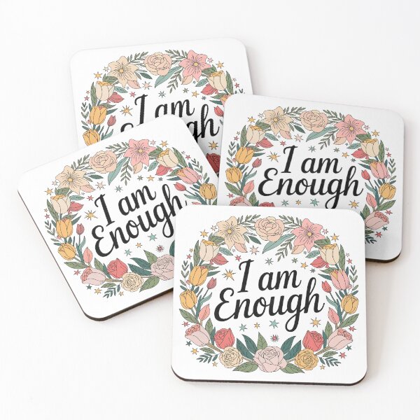 Item preview, I am enough designed and sold by Bloomie Studio.