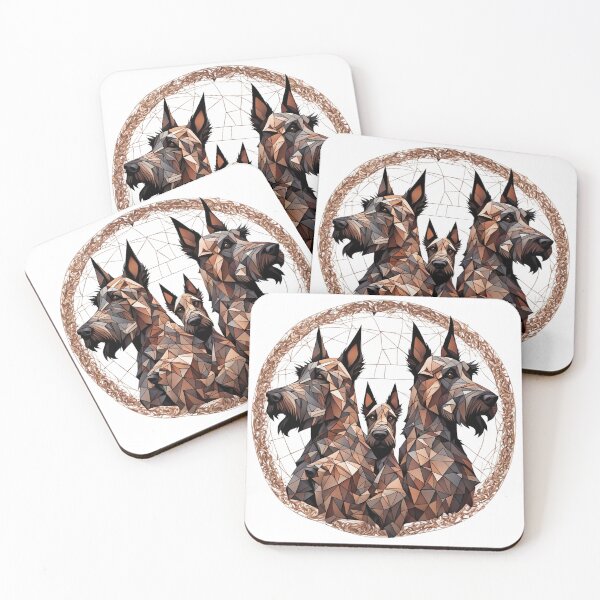 Item preview, Geometric Scotties Fusion designed and sold by Wags & Tails.