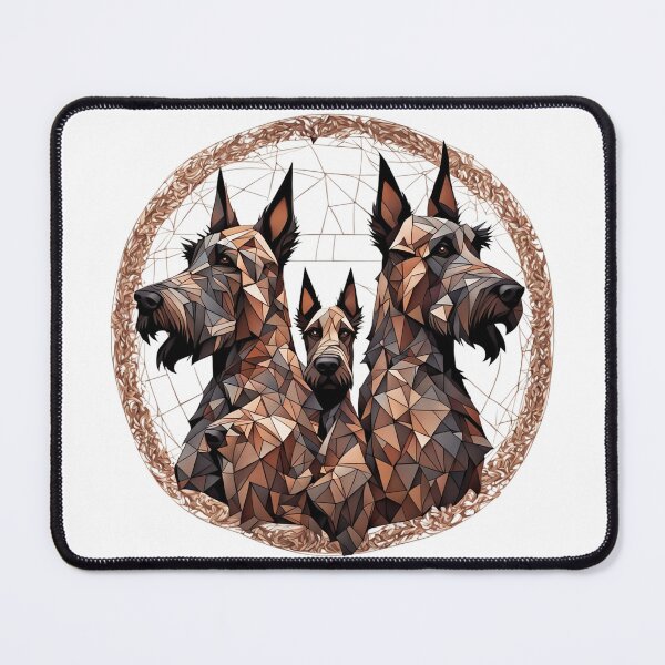 Artikelvorschau, Geometrische Scotties Fusion entworfen und verkauft von Wags & Tails.