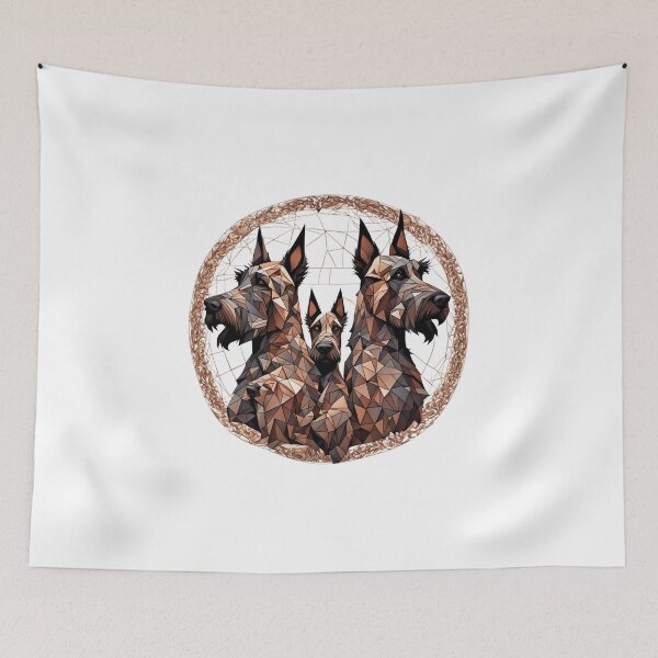 Item preview, Geometric Scotties Fusion designed and sold by Wags & Tails.