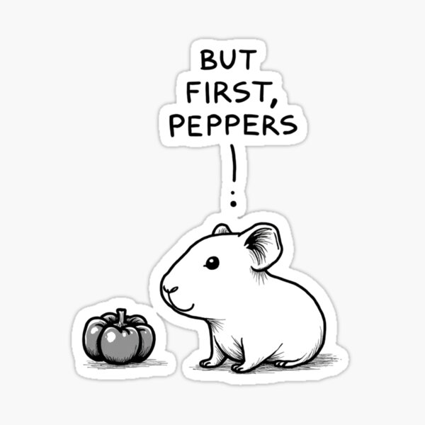 Item preview, But First, Peppers designed and sold by rcg1127.