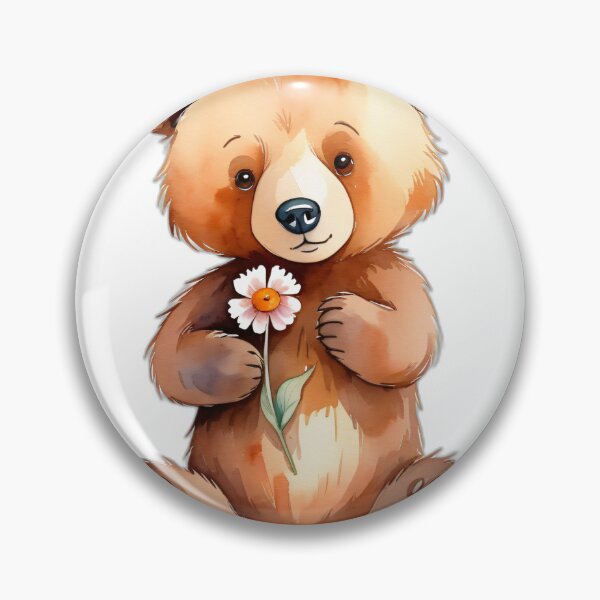 Item preview, Bear and Wilted Flower designed and sold by thangoyshop.