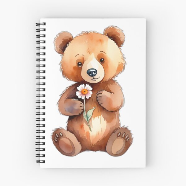Item preview, Oso y flor marchita designed and sold by thangoyshop.