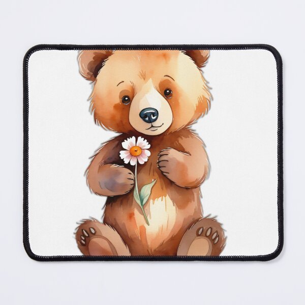 Item preview, Bear and Wilted Flower designed and sold by thangoyshop.