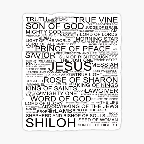 Item preview, All the names of Jesus-Christ designed and sold by simplisal.