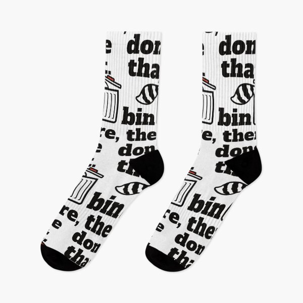 Item preview, Bin There Done That Raccoon Trash Can Humour in Black and White V.2 designed and sold by OzzyMac.