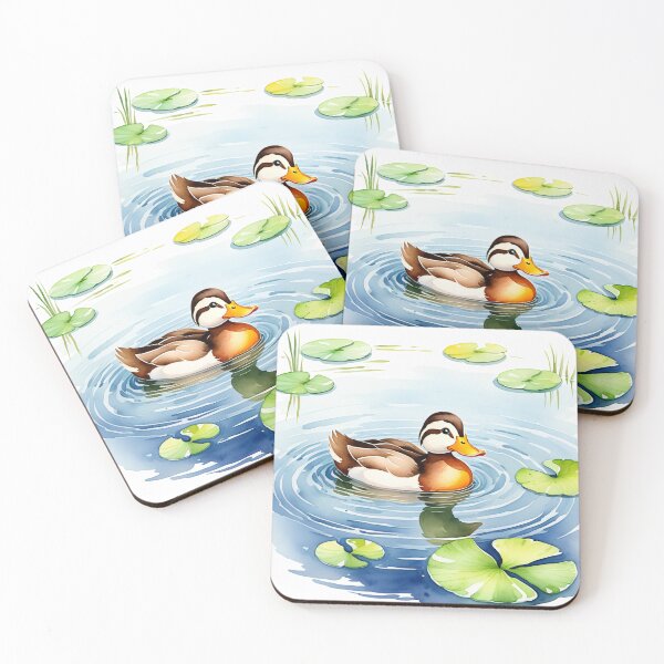 Item preview, Duck on Quiet Water designed and sold by thangoyshop.