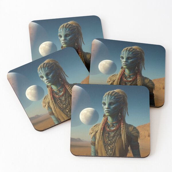 Item preview, Tribal Female Alien designed and sold by TEAMCREDO.