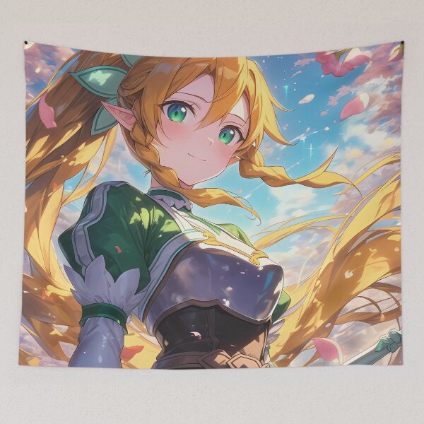 Item preview, Leafa Sword Art Online Anime Sakura Forest Elven Hero designed and sold by mildaclairmo.