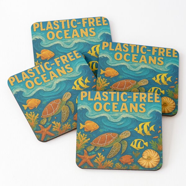 Item preview, Plastic‑Free Oceans Forever Tote designed and sold by TONSNAP.