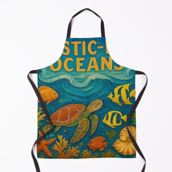 Item preview, Plastic‑Free Oceans Forever Tote designed and sold by TONSNAP.