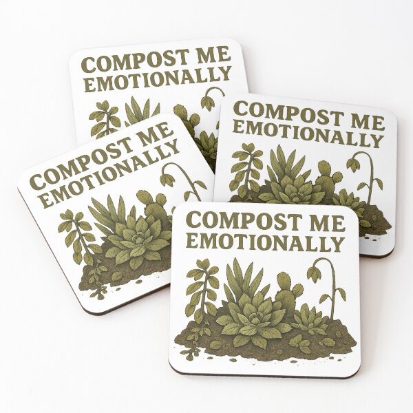 Item preview, Compost Me Emotionally Eco Tote designed and sold by TONSNAP.