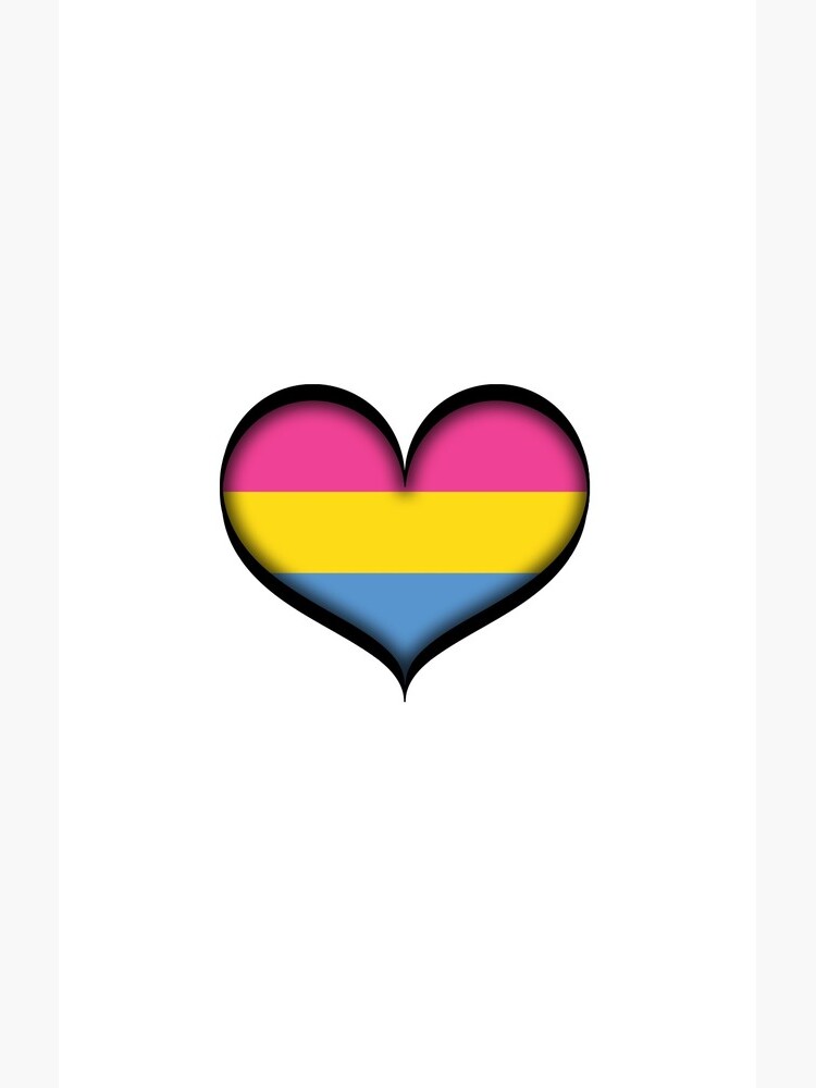 Pansexual Heart by LiveLoudGraphic