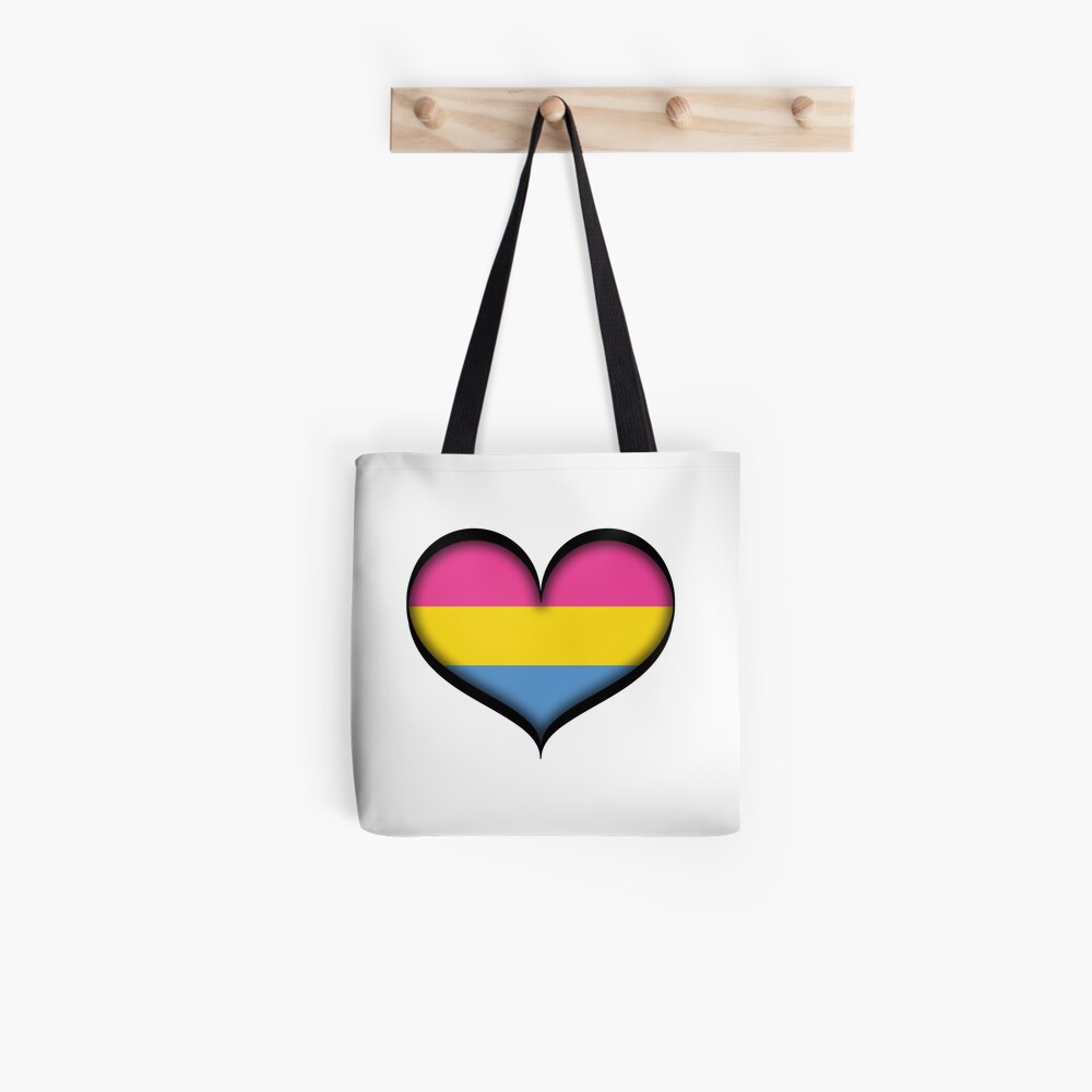 Pansexual Heart Tote Bag
