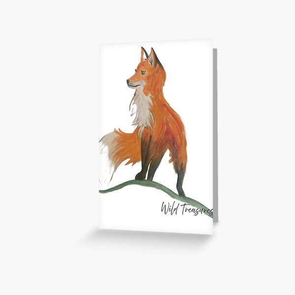 Item preview, Fox Lady Standing Tall designed and sold by WildTreasures33.