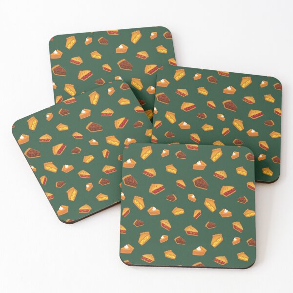 Item preview, Pie Slice Enthusiasts - Pumpkin, Cherry, Apple, and more designed and sold by Her-XP.