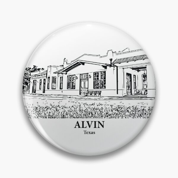 Item preview, Alvin - Texas designed and sold by Lakeric Cityscapes.