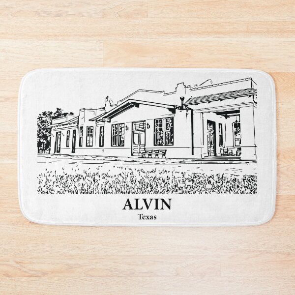 Item preview, Alvin - Texas designed and sold by Lakeric Cityscapes.