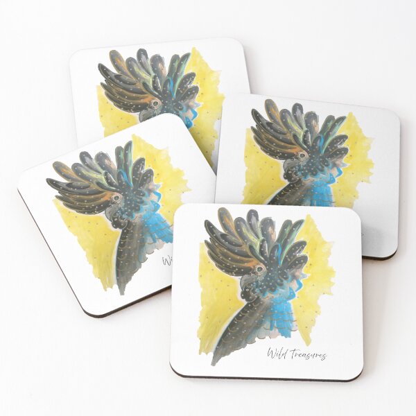 Item preview, Black Cockatoo Water Colour Abstract  designed and sold by WildTreasures33.