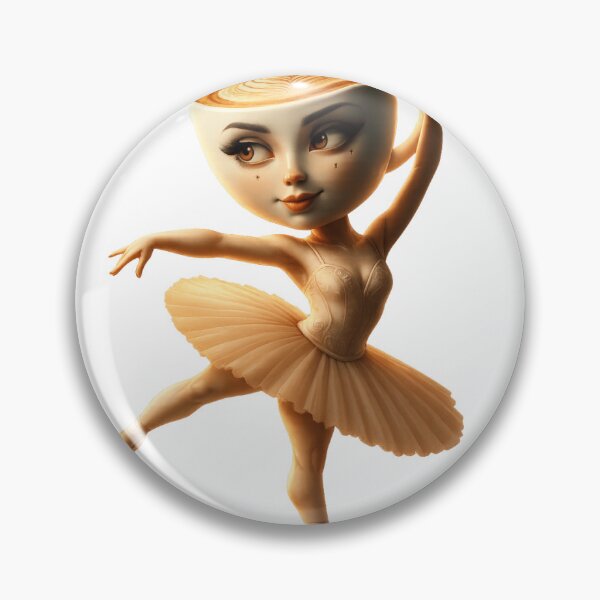 Item preview, Ballerina Cappuccina Sticker designed and sold by sadiebeau.
