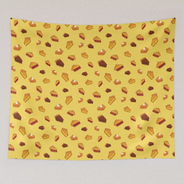 Item preview, Yellow Pie Slice Enthusiasts - Pumpkin, Cherry, and more designed and sold by Her-XP.