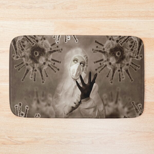 Item preview, Medical Hero in Crisis Masked Healthcare Worker Art designed and sold by SandyMDesigns.