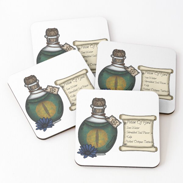 Item preview, Fjord Potion Bottle and Ingredient List designed and sold by LunarAshes.