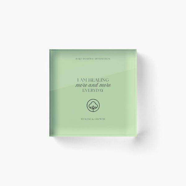 Item preview, "I Am Healing Affirmation Card - Daily Growth Mindset Printable - Mental Health Art for Recovery, Self-Care & Emotional Wellness" designed and sold by NK_designs.