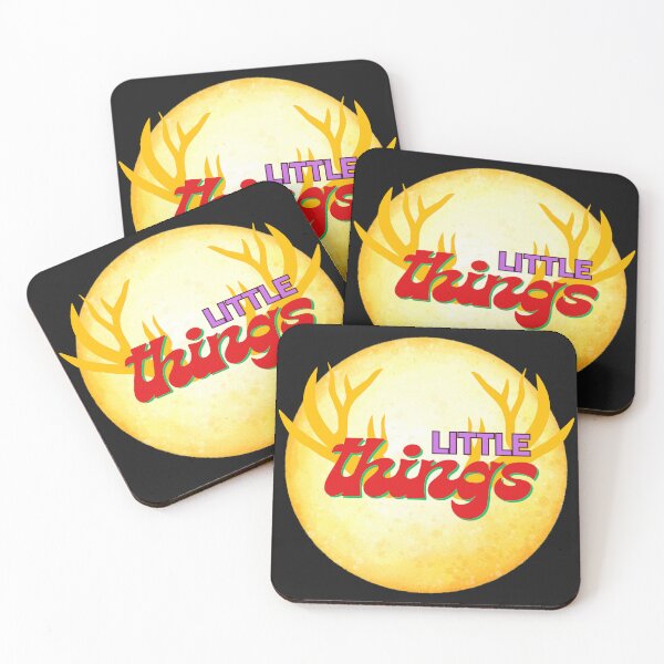 Item preview, Little Things Logo – Bold Retro Typography with Antler Motif designed and sold by larissa-myrie.