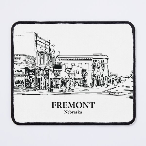 Artikelvorschau, Fremont - Nebraska entworfen und verkauft von Lakeric Cityscapes.