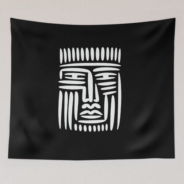 Item preview, Brazilian Tribal Mask Design – Celebrate Indigenous Art in Style designed and sold by paulo silveira.