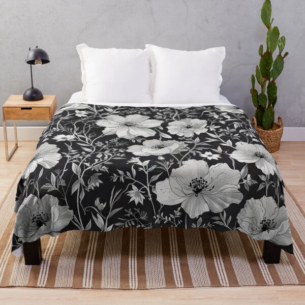 Item preview, Black and White Flower designed and sold by CoolPixels.