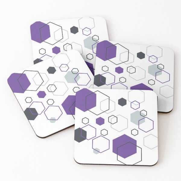 Item preview, Asexual Hexagons designed and sold by LadyAce's.