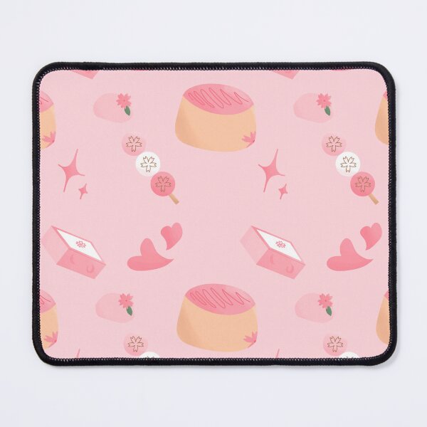 Item preview, SAKURA DESSERT CAFÉ SEAMLESS PATTERN (LIGHT PINK) designed and sold by puffcreamy.