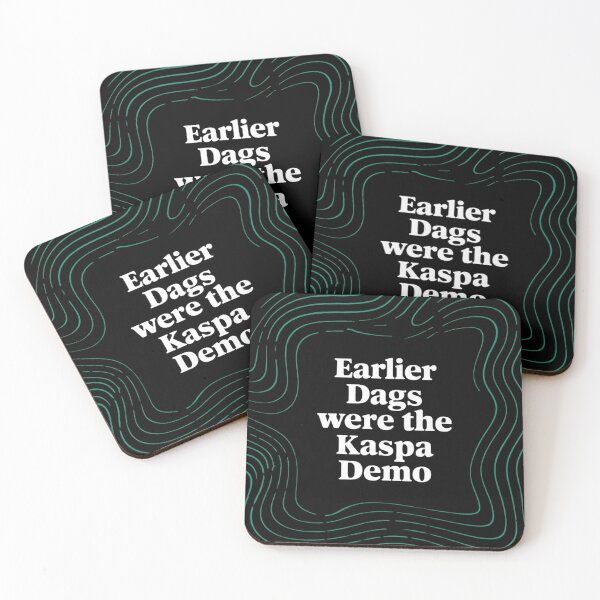 Item preview, Blocks Don’t Lie Kaspa designed and sold by RadDeck.