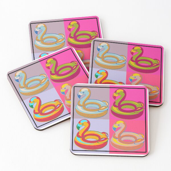 Item preview, Flamingo Float Pop Art designed and sold by ThenSheDid.