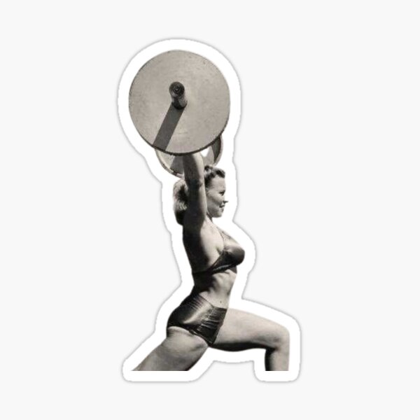 Item preview, Abbye Stockton Vintage Strong Woman Bodybuilder  designed and sold by TeeKid.