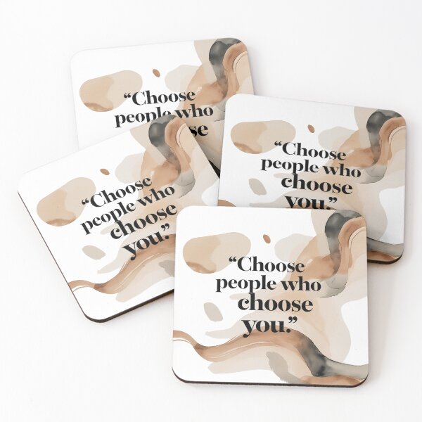 Item preview, Choose People Who Choose You – Abstract Emotional Typography Design designed and sold by Irene Catchmind.