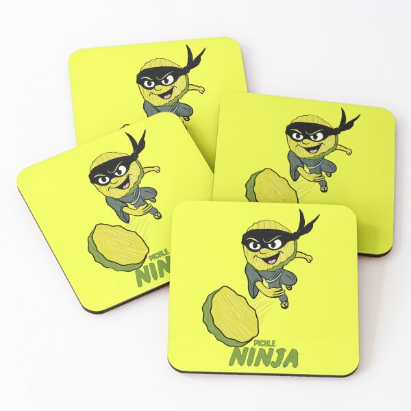 Item preview, Pickle Ninja (Green Lettering) designed and sold by Kate Miller Illustrator.
