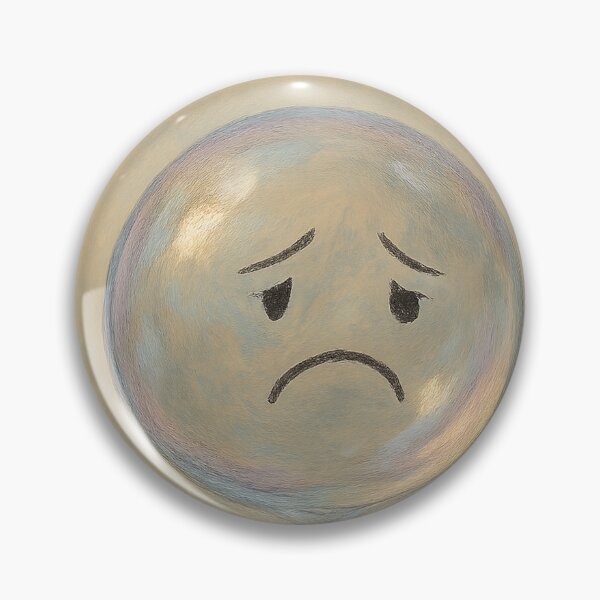 Item preview, Sad Soap Bubble Mental Health Sticker designed and sold by TONSNAP.