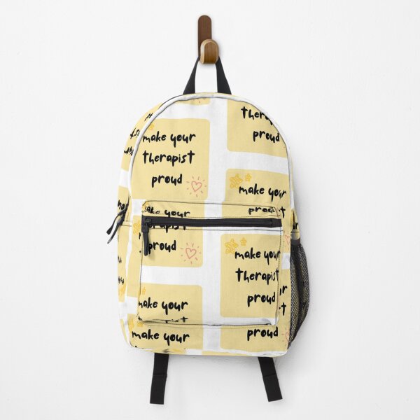 Item preview, Make Your Therapist Proud. Cute Yellow Sticky Note Handwritten Recovery Reminder. designed and sold by brodidudie.