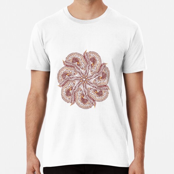 Seven Organic Arms Pods Seeds and Leaf Premium T-Shirt