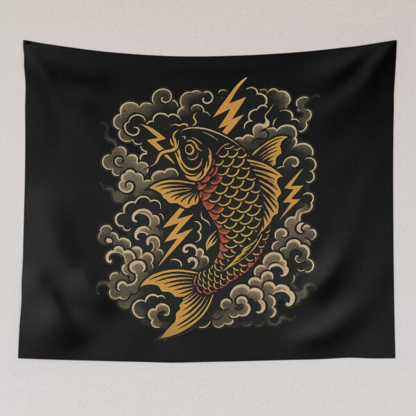 Item preview, Koi That Swims Through Storms designed and sold by EdvvinStudios.