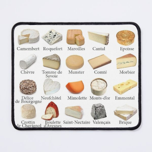 Item preview, Fromages Francais designed and sold by MorningFive.