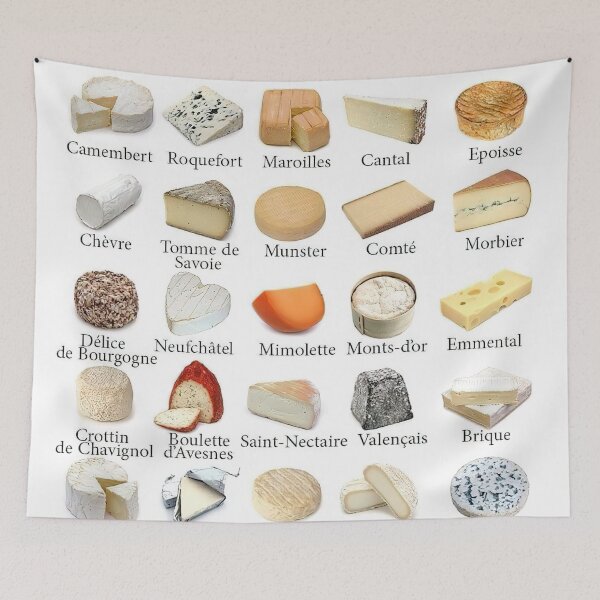 Item preview, Fromages Francais designed and sold by MorningFive.