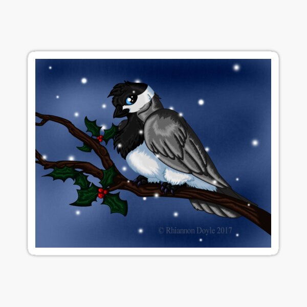 Chickadee Friend Sticker