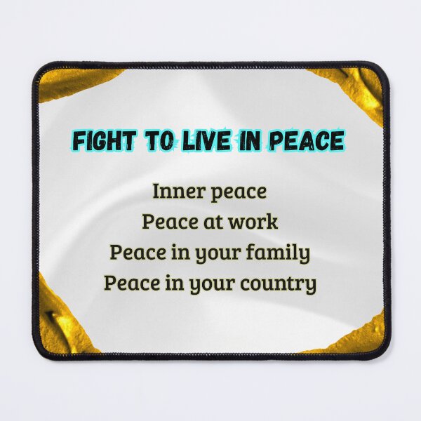 Item preview, Fight to love in peace designed and sold by Storevippink90.