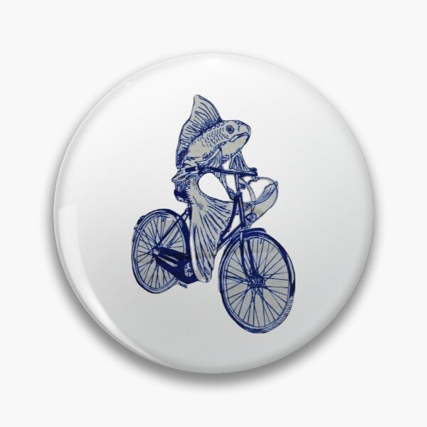 Artikelvorschau, Fisch auf Fahrrad entworfen und verkauft von The Justice Edit.