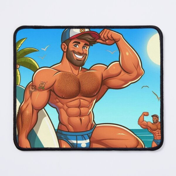 Item preview, Boys of Summer Fun Muscle Bear Power LGBTQ Gay Pride Graphic Design designed and sold by ItsAKinkThing.